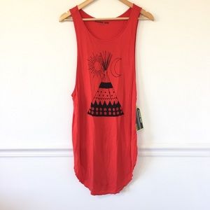 Gianni Bini Tops - Gianni Bini Native Indian Camp Tent Tank Top Gianni Bini Tops - Gianni Bini Native Indian Camp Tent Tank Top